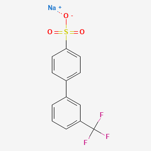 molecular formula C13H8F3NaO3S B1393837 Sodium 3'-(trifluoromethyl)-[1,1'-biphenyl]-4-sulfonate CAS No. 1182284-43-0