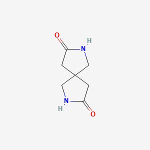 molecular formula C7H10N2O2 B13938374 2,7-Diazaspiro[4.4]nonane-3,8-dione 