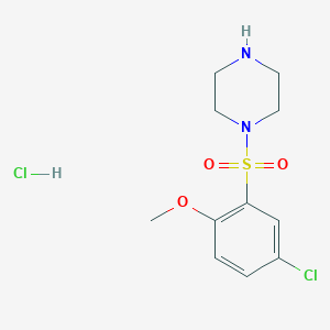 1-(5-Chloro-2-methoxy-benzenesulfonyl)-piperazine hydrochloride