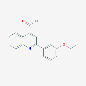 molecular formula C18H14ClNO2 B1393844 2-(3-Ethoxyphenyl)quinoline-4-carbonyl chloride CAS No. 1160264-76-5