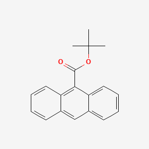 molecular formula C19H18O2 B13938472 Tert-butyl anthracene-9-carboxylate CAS No. 1734-16-3