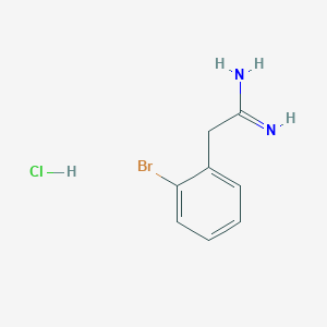 2-(2-Bromophenyl)ethanimidamide hydrochloride