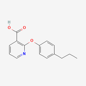 2-(4-Propylphenoxy)pyridine-3-carboxylic acid