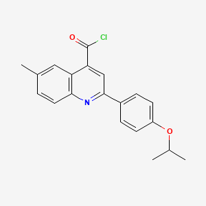 2-(4-Isopropoxyphenyl)-6-methylquinoline-4-carbonyl chloride