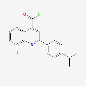2-(4-Isopropylphenyl)-8-methylquinoline-4-carbonyl chloride