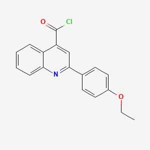 molecular formula C18H14ClNO2 B1393861 2-(4-Ethoxyphenyl)quinoline-4-carbonyl chloride CAS No. 1160264-75-4