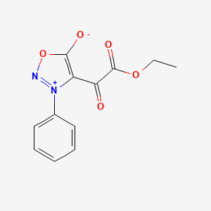 4-[Ethoxy(oxo)acetyl]-3-phenyl-1,2,3-oxadiazol-3-ium-5-olate