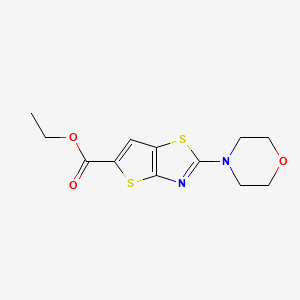 Ethyl 2-morpholin-4-ylthieno[2,3-d][1,3]thiazole-5-carboxylate
