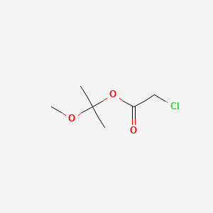molecular formula C6H11ClO3 B13938676 1-Methoxyisopropyl chloroacetate CAS No. 64046-46-4