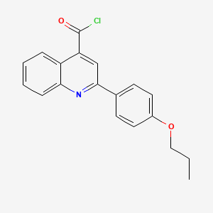 2-(4-Propoxyphenyl)quinoline-4-carbonyl chloride