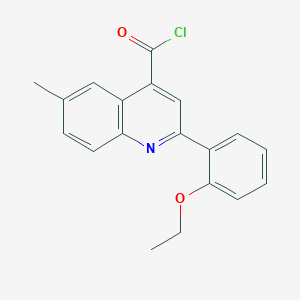 2-(2-Ethoxyphenyl)-6-methylquinoline-4-carbonyl chloride