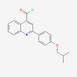 2-(4-Isobutoxyphenyl)quinoline-4-carbonyl chloride