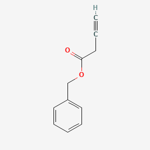 molecular formula C11H10O2 B13938821 Benzyl but-3-ynoate 