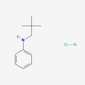 molecular formula C11H18ClN B1393889 N-(2,2-dimethylpropyl)aniline hydrochloride CAS No. 75351-09-6