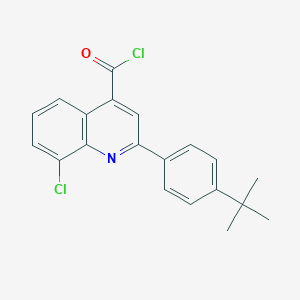 2-(4-Tert-butylphenyl)-8-chloroquinoline-4-carbonyl chloride
