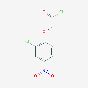 molecular formula C8H5Cl2NO4 B1393894 (2-氯-4-硝基苯氧基)乙酰氯 CAS No. 110630-89-2