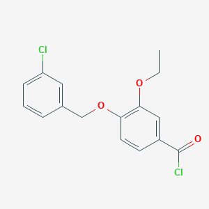 4-[(3-Chlorobenzyl)oxy]-3-ethoxybenzoyl chloride