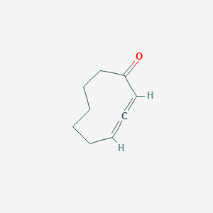 molecular formula C9H12O B13939181 Cyclonona-2,3-dien-1-one CAS No. 25064-64-6