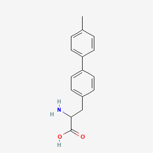 molecular formula C16H17NO2 B13939187 2-Amino-3-[4-(4-methylphenyl)phenyl]propanoic acid 