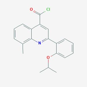 2-(2-Isopropoxyphenyl)-8-methylquinoline-4-carbonyl chloride