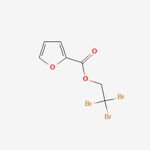 molecular formula C7H5Br3O3 B13939260 Tribromoethyl 2-furoate CAS No. 63938-47-6