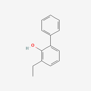 molecular formula C14H14O B13939286 3-Ethyl[1,1'-biphenyl]-2-ol CAS No. 374936-02-4