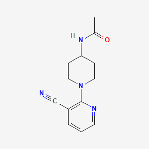 N-[1-(3-cyanopyridin-2-yl)piperidin-4-yl]acetamide