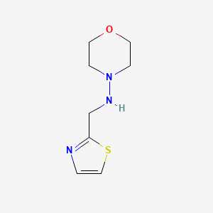 N-(1,3-thiazol-2-ylmethyl)morpholin-4-amine