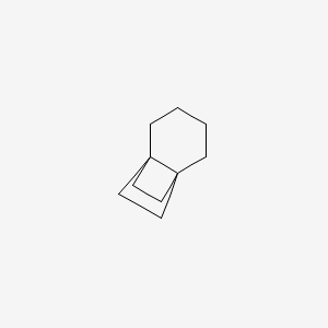 molecular formula C10H16 B13939555 Tricyclo[4.2.2.0~1,6~]decane CAS No. 31341-19-2