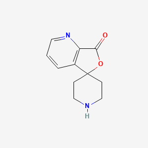 molecular formula C11H12N2O2 B1393956 7H-螺[呋喃[3,4-b]吡啶-5,4'-哌啶]-7-酮 CAS No. 767282-21-3