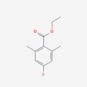 molecular formula C11H13FO2 B1393957 Ethyl 4-fluoro-2,6-dimethylbenzoate CAS No. 773135-70-9