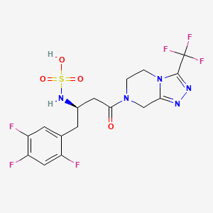 molecular formula C16H15F6N5O4S B1393961 Sitagliptin N-Sulfate CAS No. 940002-57-3