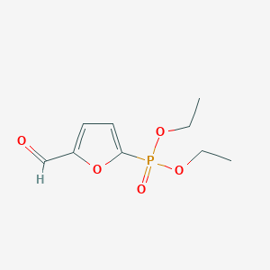 molecular formula C9H13O5P B1393963 Diethyl (5-formylfuran-2-yl)phosphonate CAS No. 213124-94-8