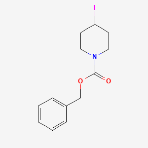 molecular formula C13H16INO2 B1393997 4-碘哌啶-1-甲酸苄酯 CAS No. 885275-00-3