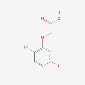 molecular formula C8H6BrFO3 B1394001 (2-Bromo-5-fluorophenoxy)acetic acid CAS No. 874804-04-3