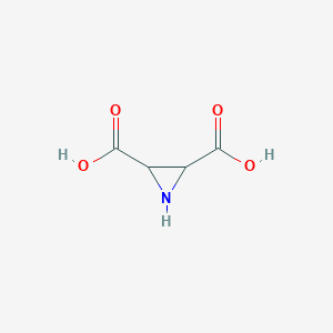 molecular formula C4H5NO4 B13940017 S-2,3-Dicarboxyaziridine CAS No. 116063-93-5
