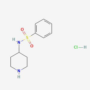 N-(Piperidin-4-yl)benzenesulfonamide hydrochloride