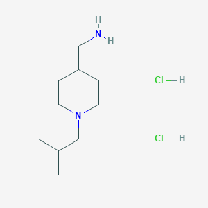 (1-Isobutylpiperidin-4-yl)methanamine dihydrochloride