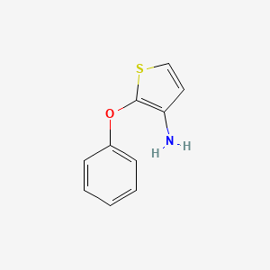 molecular formula C10H9NOS B1394016 2-Phenoxythien-3-ylamine CAS No. 1287217-69-9