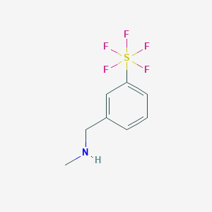 N-Methyl-N-[3-(pentafluorosulfanyl)benzyl]amine