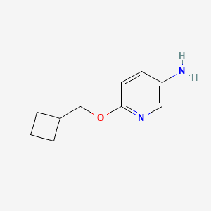 B1394030 6-(Cyclobutylmethoxy)pyridin-3-amine CAS No. 1287218-74-9