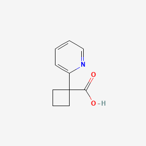 molecular formula C10H11NO2 B1394042 1-Pyridin-2-ylcyclobutanecarboxylic acid CAS No. 1159632-71-9