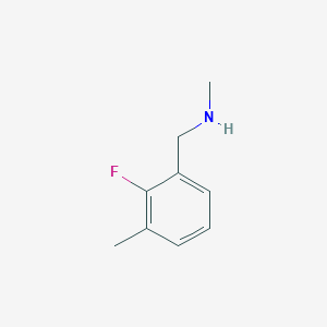 B1394054 N-(2-Fluoro-3-methylbenzyl)-N-methylamine CAS No. 1287218-16-9