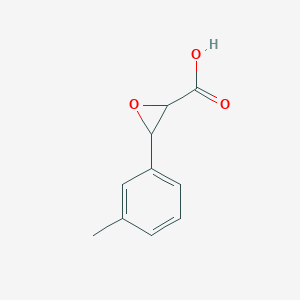 molecular formula C10H10O3 B1394056 3-(3-Methylphenyl)oxirane-2-carboxylic acid CAS No. 1287217-76-8