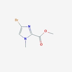 molecular formula C6H7BrN2O2 B1394072 methyl 4-bromo-1-methyl-1H-imidazole-2-carboxylate CAS No. 864076-05-1