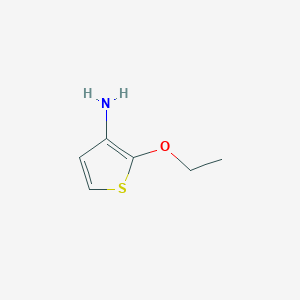 molecular formula C6H9NOS B1394076 2-Ethoxythien-3-ylamine CAS No. 1287217-42-8