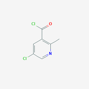 molecular formula C7H5Cl2NO B1394083 5-氯-2-甲基烟酰氯 CAS No. 1207529-88-1