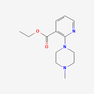 molecular formula C13H19N3O2 B1394085 Ethyl 2-(4-Methylpiperazin-1-yl)nicotinate CAS No. 1185291-69-3