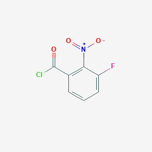 molecular formula C7H3ClFNO3 B1394087 3-Fluoro-2-nitrobenzoyl chloride CAS No. 1214343-72-2