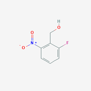 molecular formula C7H6FNO3 B1394091 (2-Fluoro-6-nitrophenyl)methanol CAS No. 1643-60-3